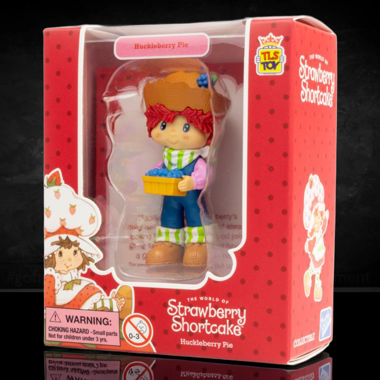 Loyal Subjects Huckleberry Pie 2.5-inch Strawberry Shortcake Cheebee figure in collector’s window box packaging