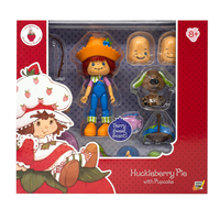 Boss Fight Studio Llc Huckleberry Pie 1:12 figure with orange hat, blue overalls, dog Pupcake, and extra faces in box