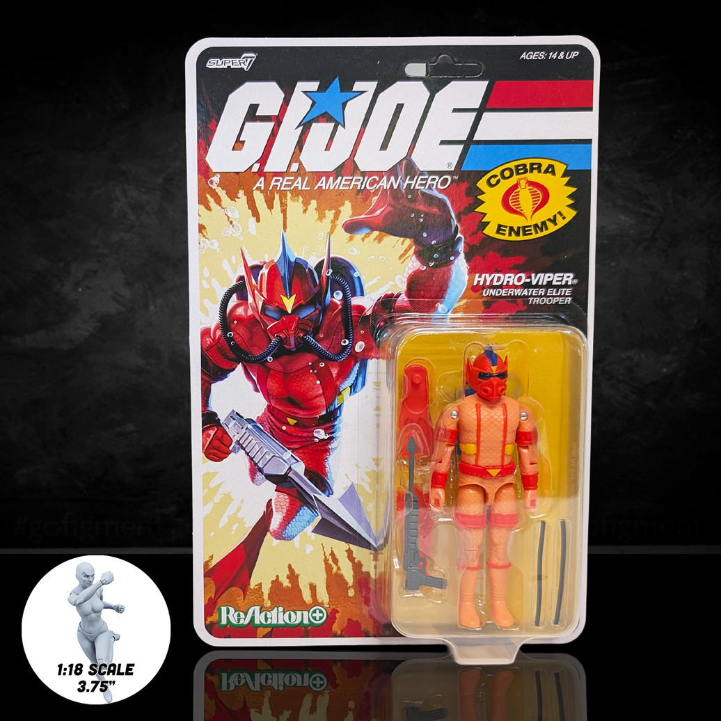 Hydro-Viper G.I. Joe ReAction+ Wave 7 Cobra Underwater Elite Action Figure