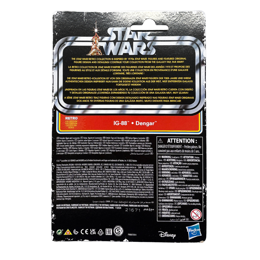 IG-88 Star Wars Retro Collection Action Figure 1:18 Scale ESB by Kenner sealed packaging
