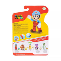 Super Mario Wave 49 - Ice Mario with Ice Flower 4" Action Figure Collectible