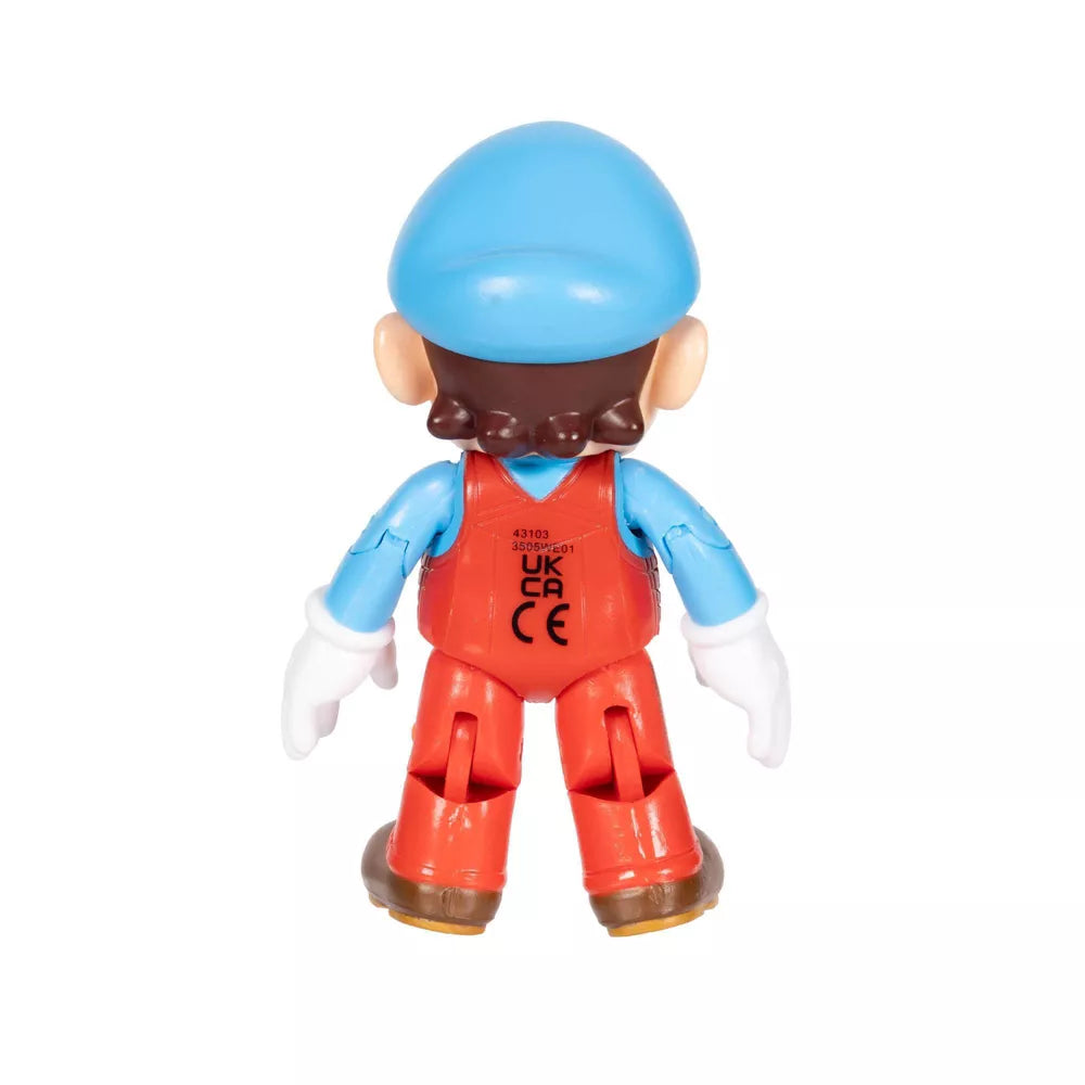 Super Mario Wave 49 - Ice Mario with Ice Flower 4" Action Figure Collectible