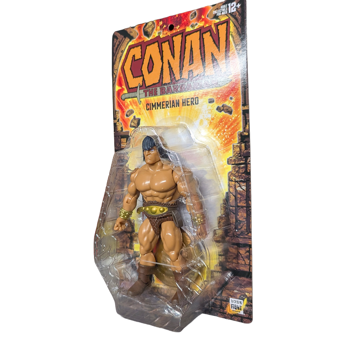 Conan the Barbarian Cimmerian Hero action figure in blister packaging