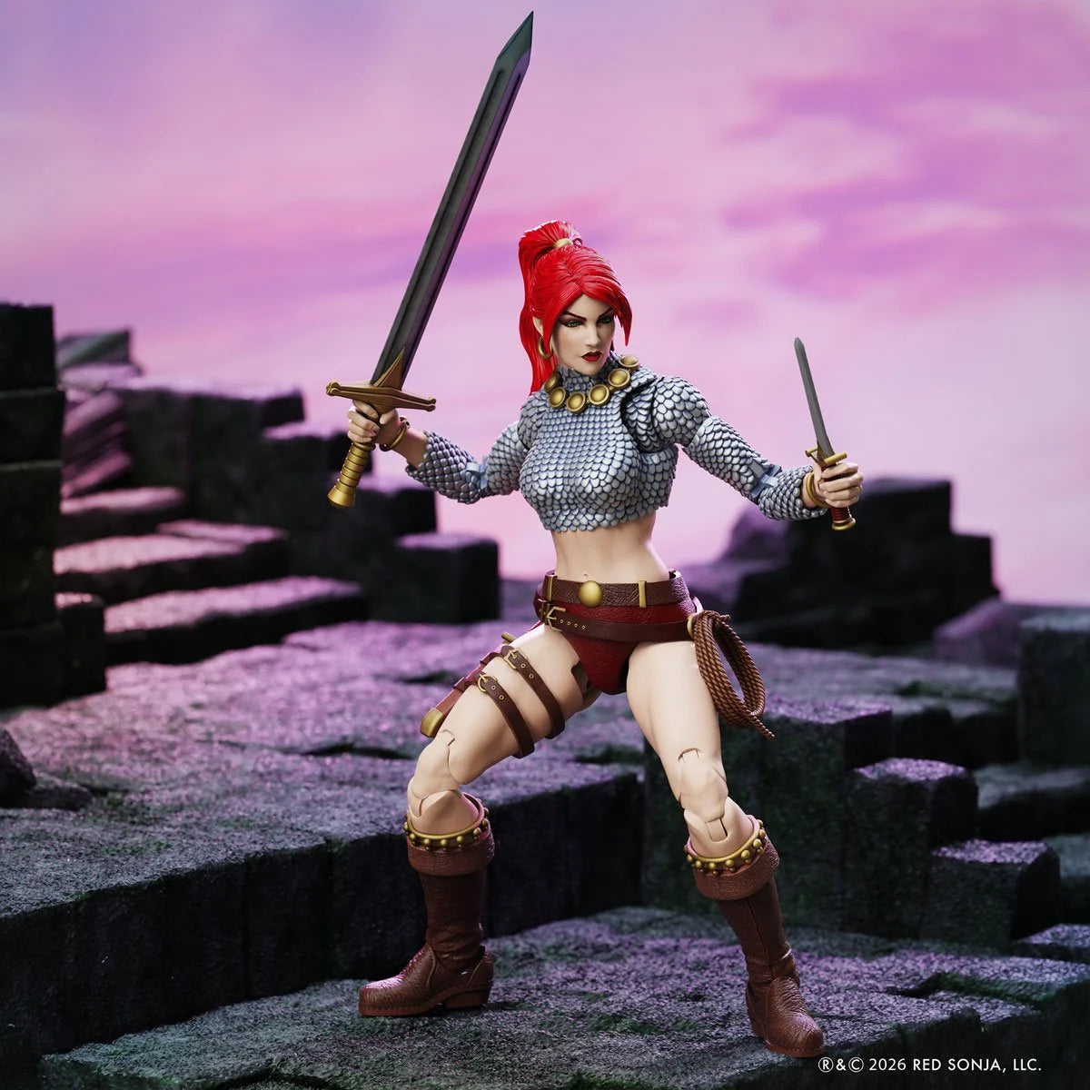 Immortal Red Sonja 6" Boss Fight Studio Action Figure Epic HACKS
