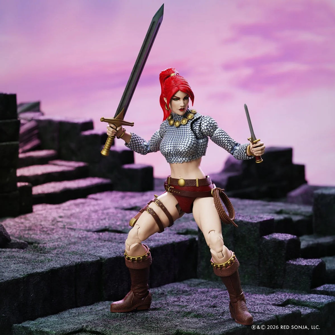 Immortal Red Sonja 6" Boss Fight Studio Action Figure Epic HACKS