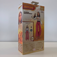 Hasbro Indiana Jones Marion Ravenwood figure with monkey and artifact accessory in detailed Raiders of the Lost Ark packaging