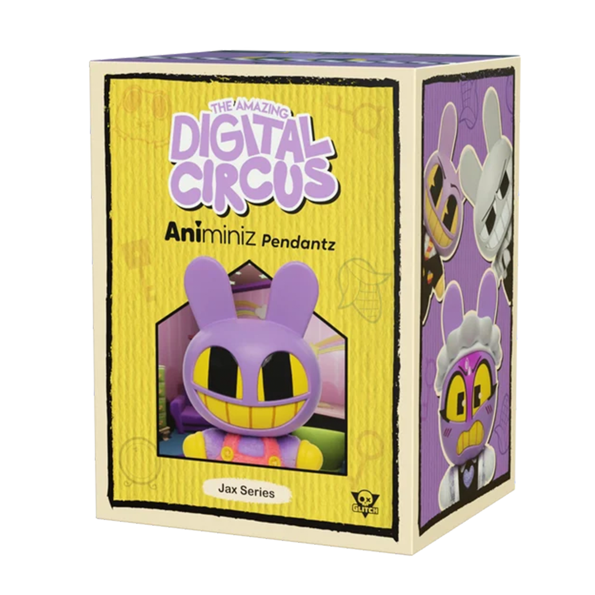 Anime Jax 5.5" Glitch Productions Keychain Pendant Confirmed Choice by Glitch Productions in Digital Circus box