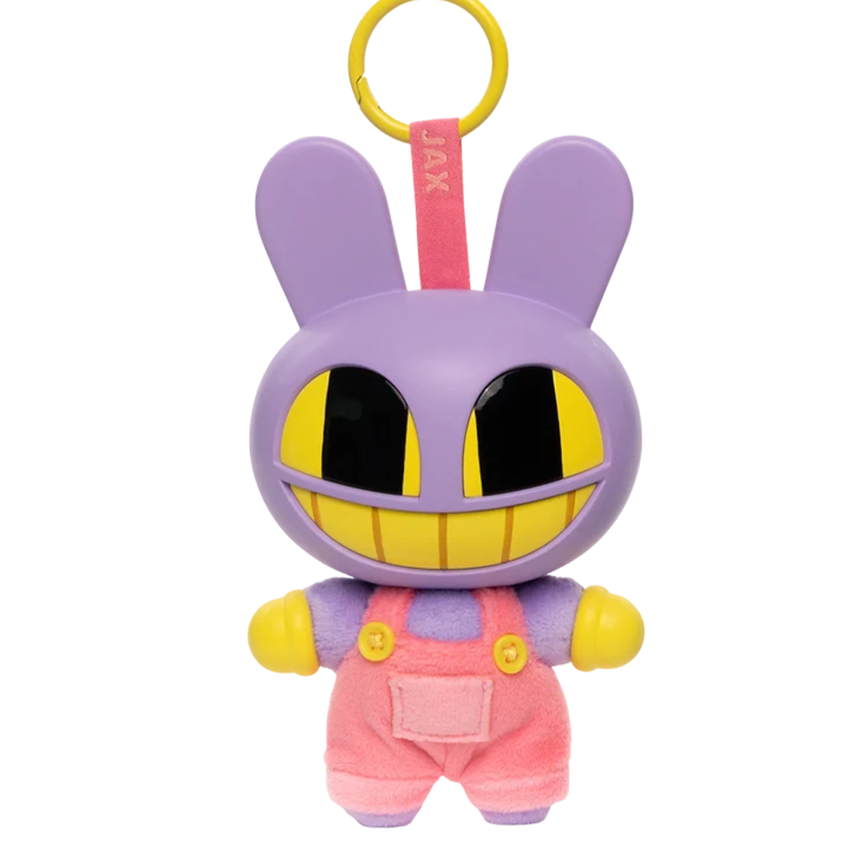 Iconic Jax 5.5" Glitch Productions Keychain Pendant Confirmed Choice, purple character keychain