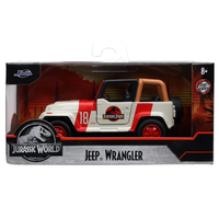 Jeep Wrangler 5.5 in. Jada Toys Vehicles 1992 Jurassic World 1:32 boxed die cast vehicle