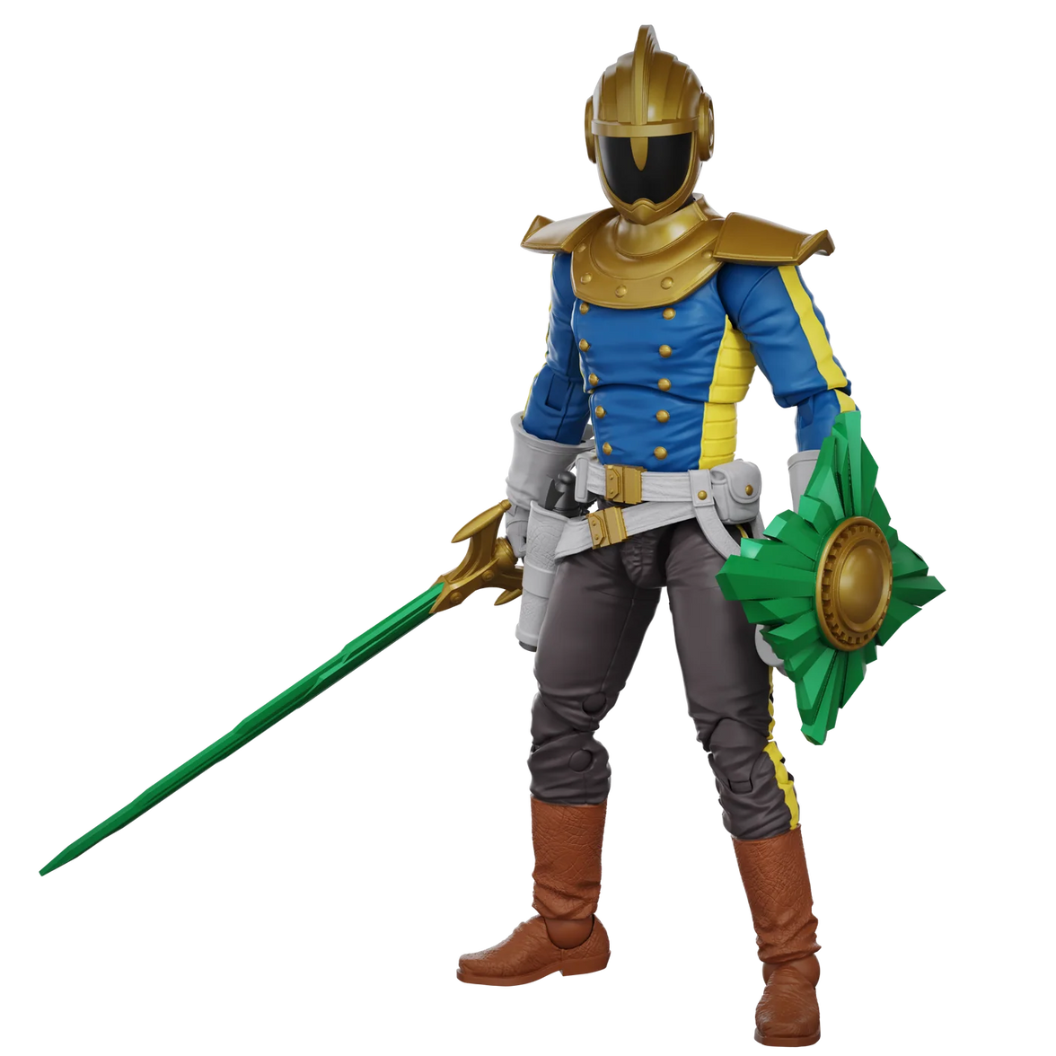 Jett Steelblade 4" Boss Fight Studio Action Figure Hero HACKS Articulated in blue armor with sword and shield