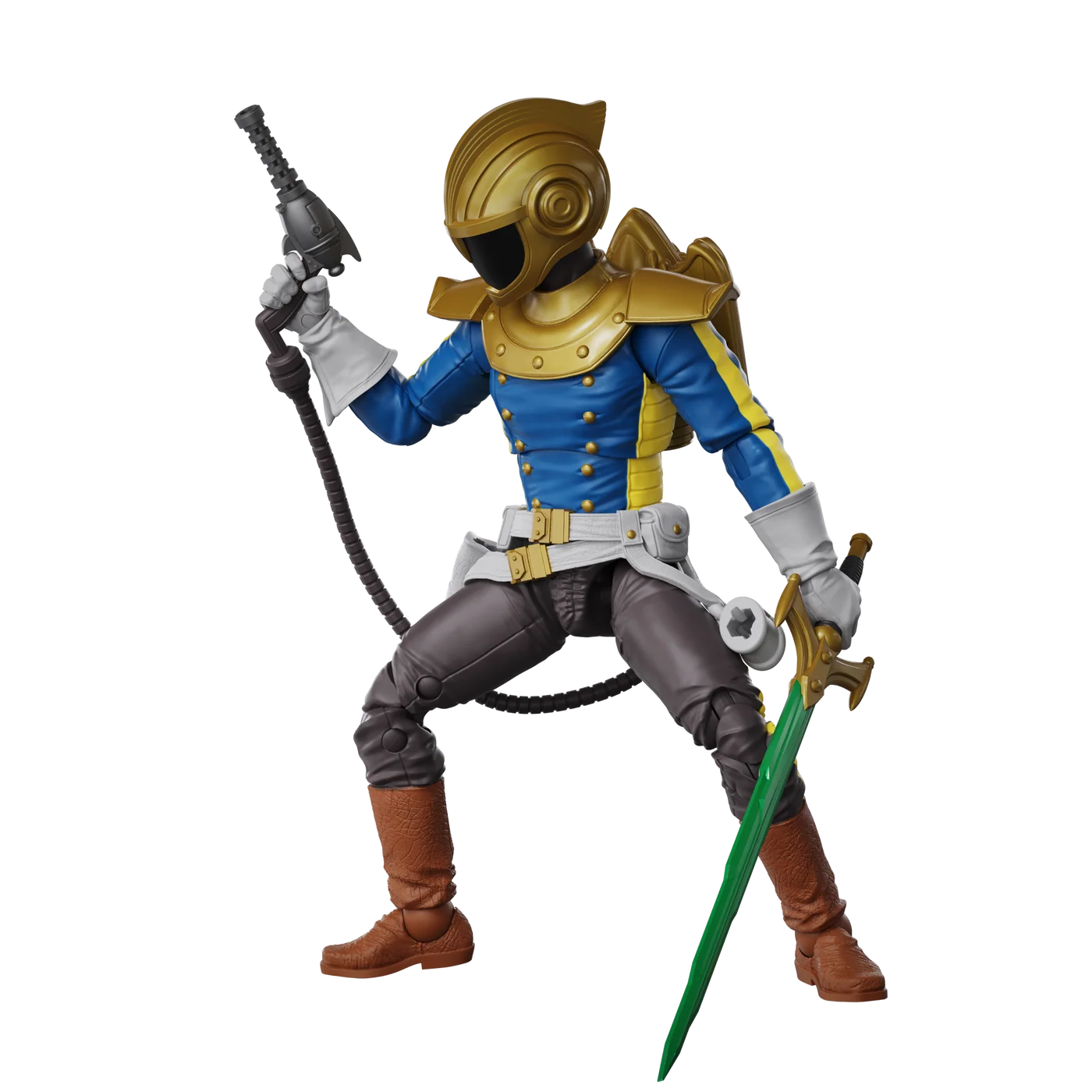 Jett Steelblade 4" Boss Fight Studio Action Figure Hero HACKS Articulated with staff and sword
