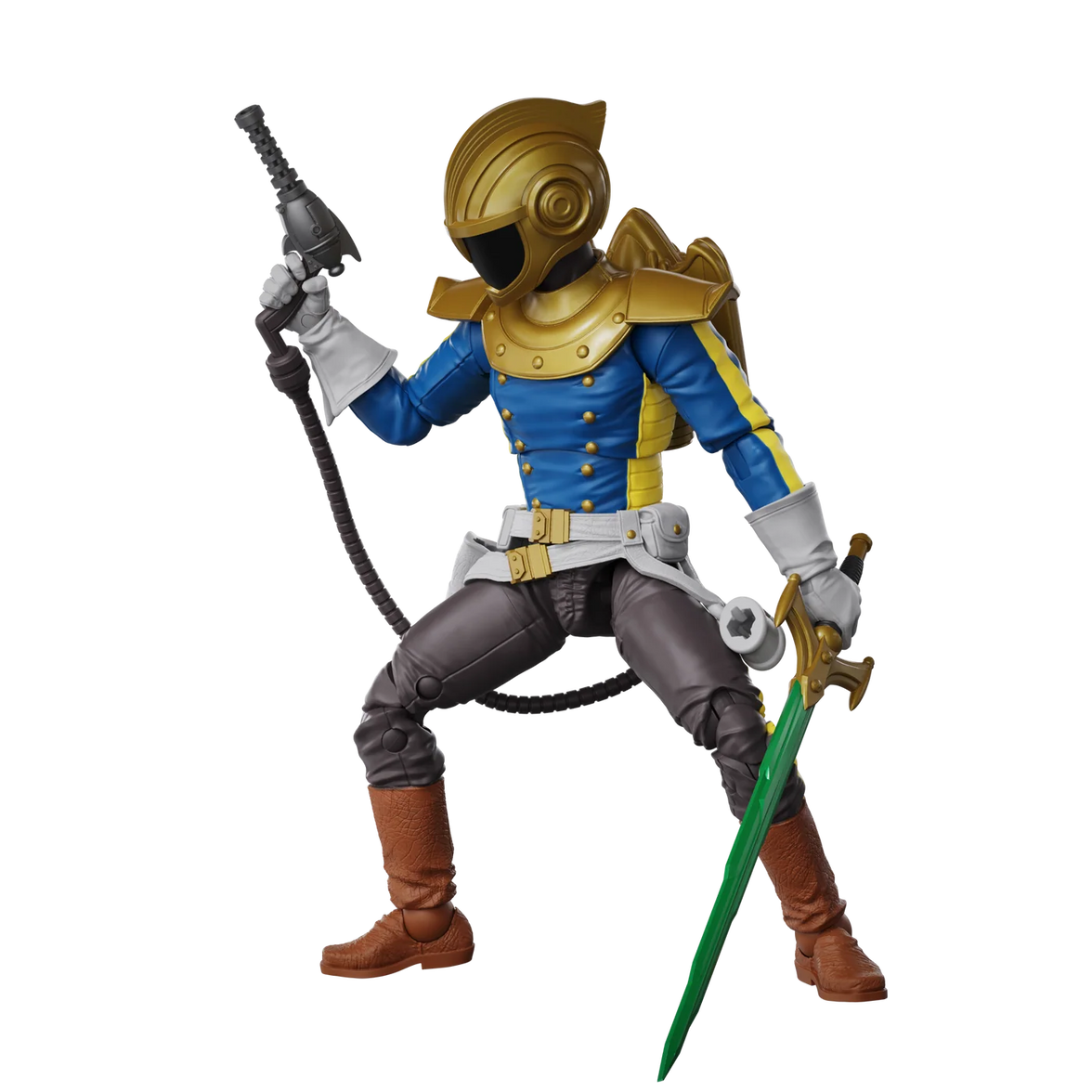 Jett Steelblade 4" Boss Fight Studio Action Figure Hero HACKS Articulated with staff and sword