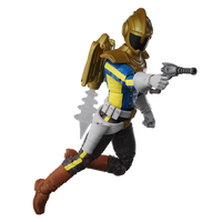 Jett Steelblade 4" Boss Fight Studio Action Figure Hero HACKS Articulated in blue and gold armor with blaster
