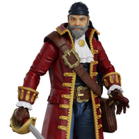 John Bradford 4" Boss Fight Studio Action Figure Hero HACKS Articulated in red pirate coat with sword