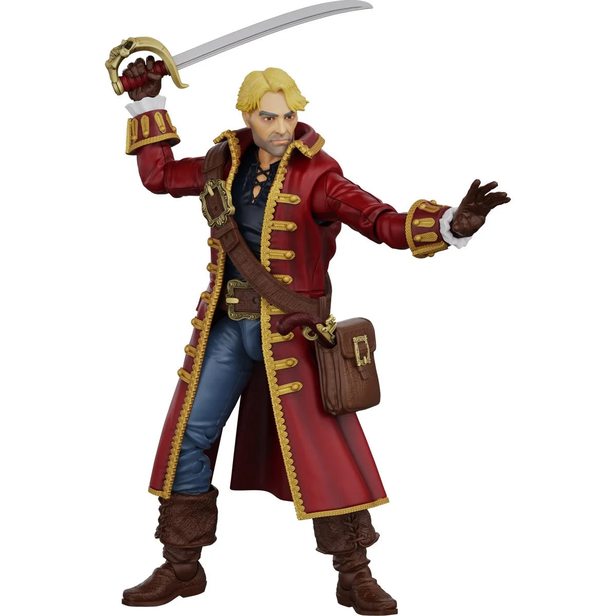 John Bradford 4" Boss Fight Studio Action Figure Hero HACKS Articulated pirate figure with sword