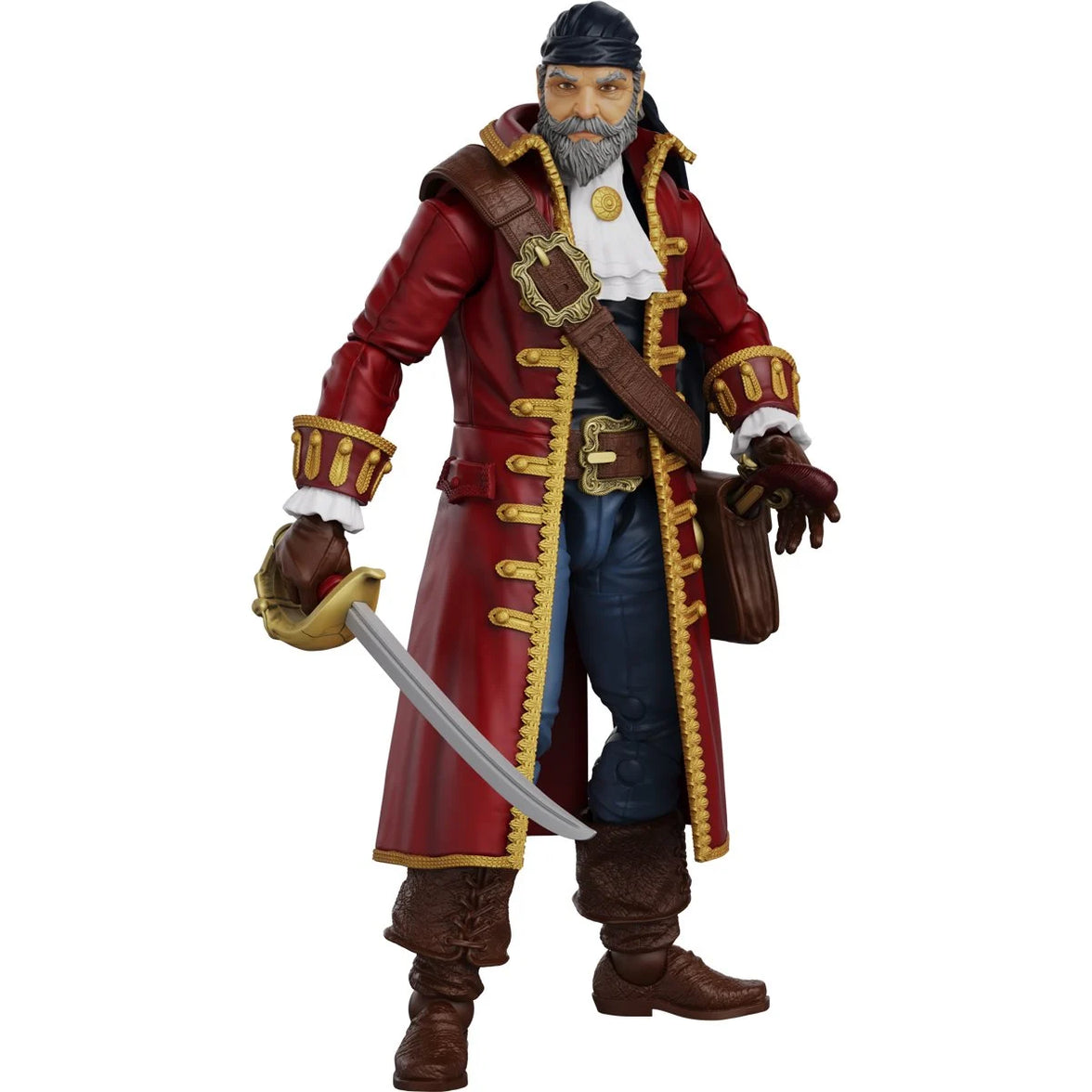 John Bradford 4" Boss Fight Studio Action Figure Hero HACKS Articulated in red coat with sword