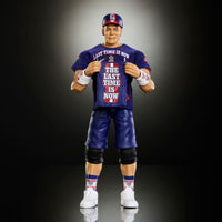 John Cena 6-Inch Mattel Action Figure WWE Elite Greatest Hits wearing blue shirt and cap