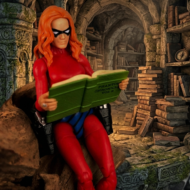 The Phantom Julie Walker Hero H.A.C.K.S. 17th Phantom Series Action Figure - Red Costume Edition by Boss Fight Studio Llc