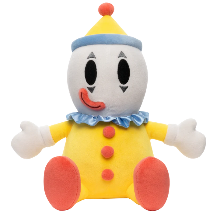 Kaufmo 11.4 Inch Plush The Digital Circus Glitch Productions clown plush with yellow outfit and red shoes