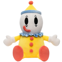 Kaufmo 11.4 Inch Plush The Digital Circus Glitch Productions clown plush with yellow outfit and red shoes