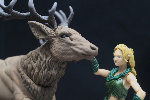 Mighty Steeds Kawiki Elk 1:18 Scale Vitruvian HACKS Compatible Articulated NIB