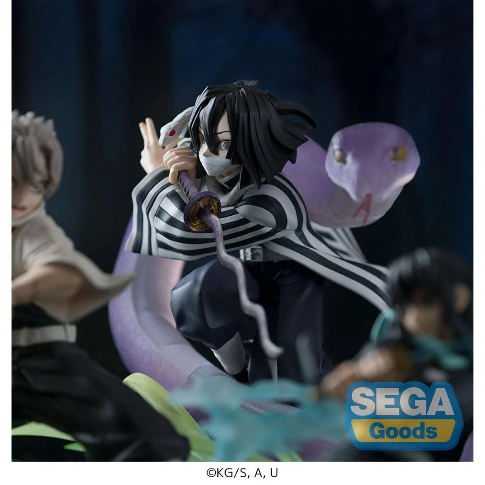 Demon Slayer Obanai Iguro Hashira Training Arc XrossLink Anime Statue by Sega new in box collectible Banpresto