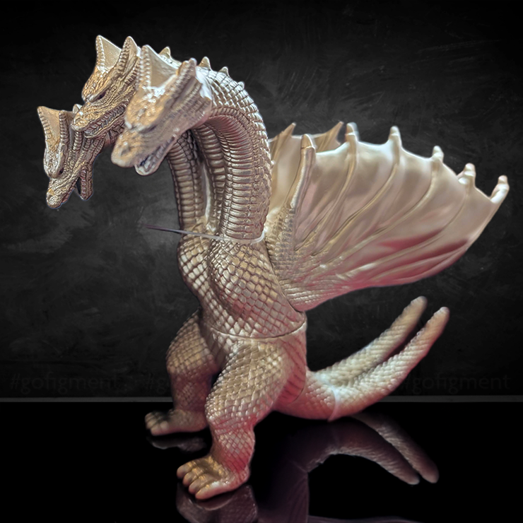 Godzilla '91 King Ghidorah 5" Tall Soft Vinyl Articulated Monster Action Figure