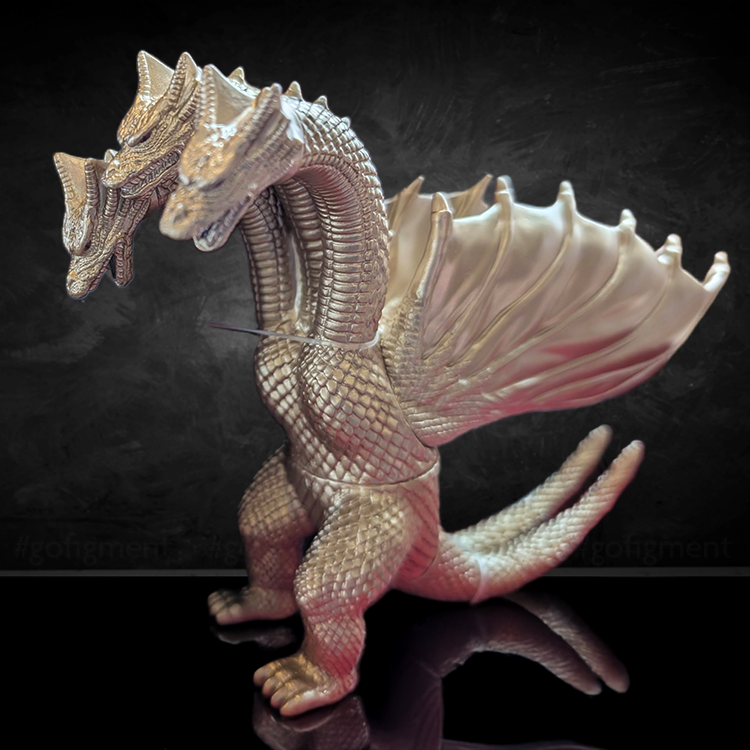 Godzilla '91 King Ghidorah 5" Tall Soft Vinyl Articulated Monster Action Figure