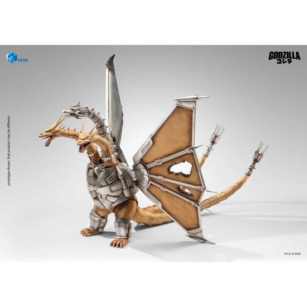Godzilla vs. King Ghidorah Mechanical King Ghidorah Battle Damaged Exquisite Basic Series Action Figure by Hiya Toys