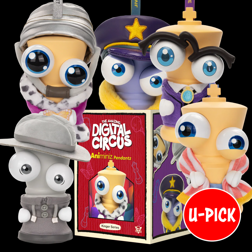 Kinger Pendantz Blindbox Open Figure U-PICK The Amazing Digital Circus Keychain