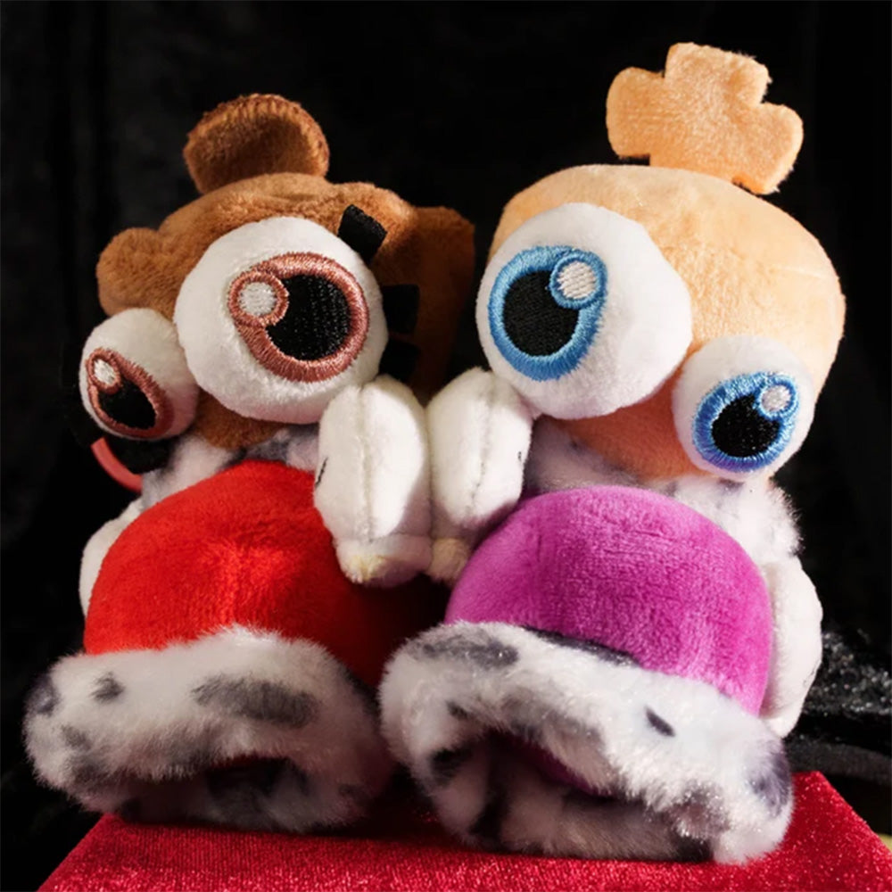 Kinger Queenie Glitch The Amazing Digital Circus 4.5 Inch Plush Keychains Sold as Set