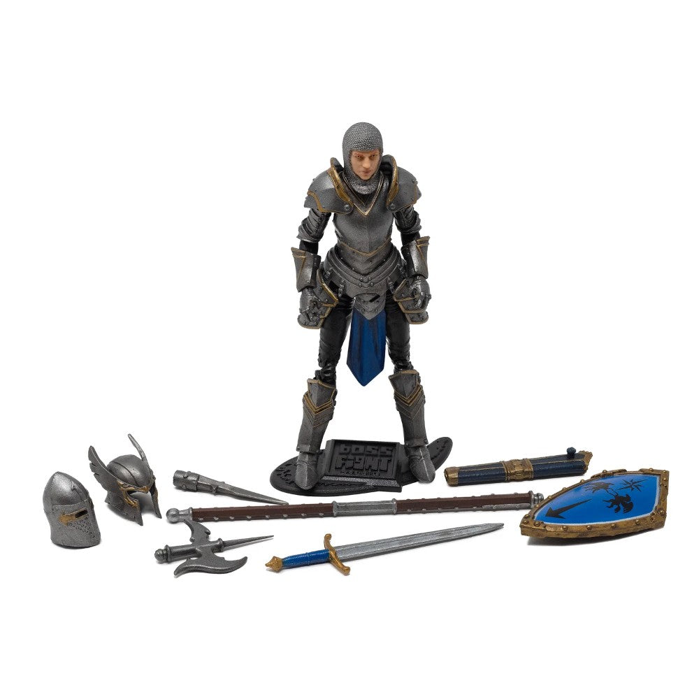 Knight of Accord FEMALE Warrior of Order -Vitruvian H.A.C.K.S. 1:18 Scale Action Figure with armor, sword, shield, and weapon accessories by Boss Fight Studio Llc