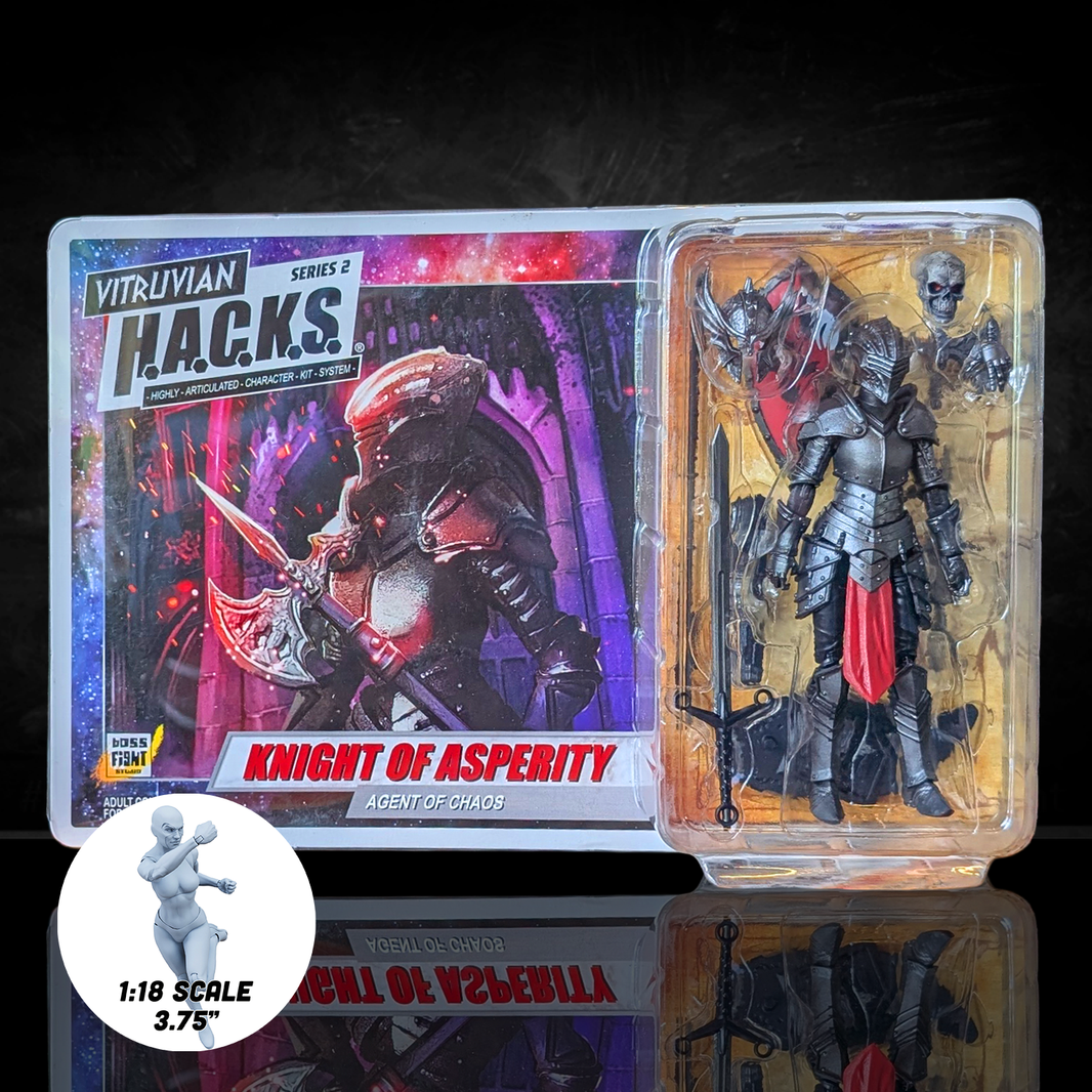 Female Knight of Asperity Agent of Chaos -Vitruvian H.A.C.K.S. 1:18 Scale Action Figure