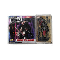 Knight of Asperity 10th Anniversary Male Figure -Vitruvian H.A.C.K.S. 1:18 Scale Action Figure by Boss Fight Studio Llc with armor and weapons.