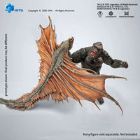 Hiya Toys Godzilla vs. Kong Warbat Exquisite Basic Series Action Figure showing detailed wing and textured body by Exquisite