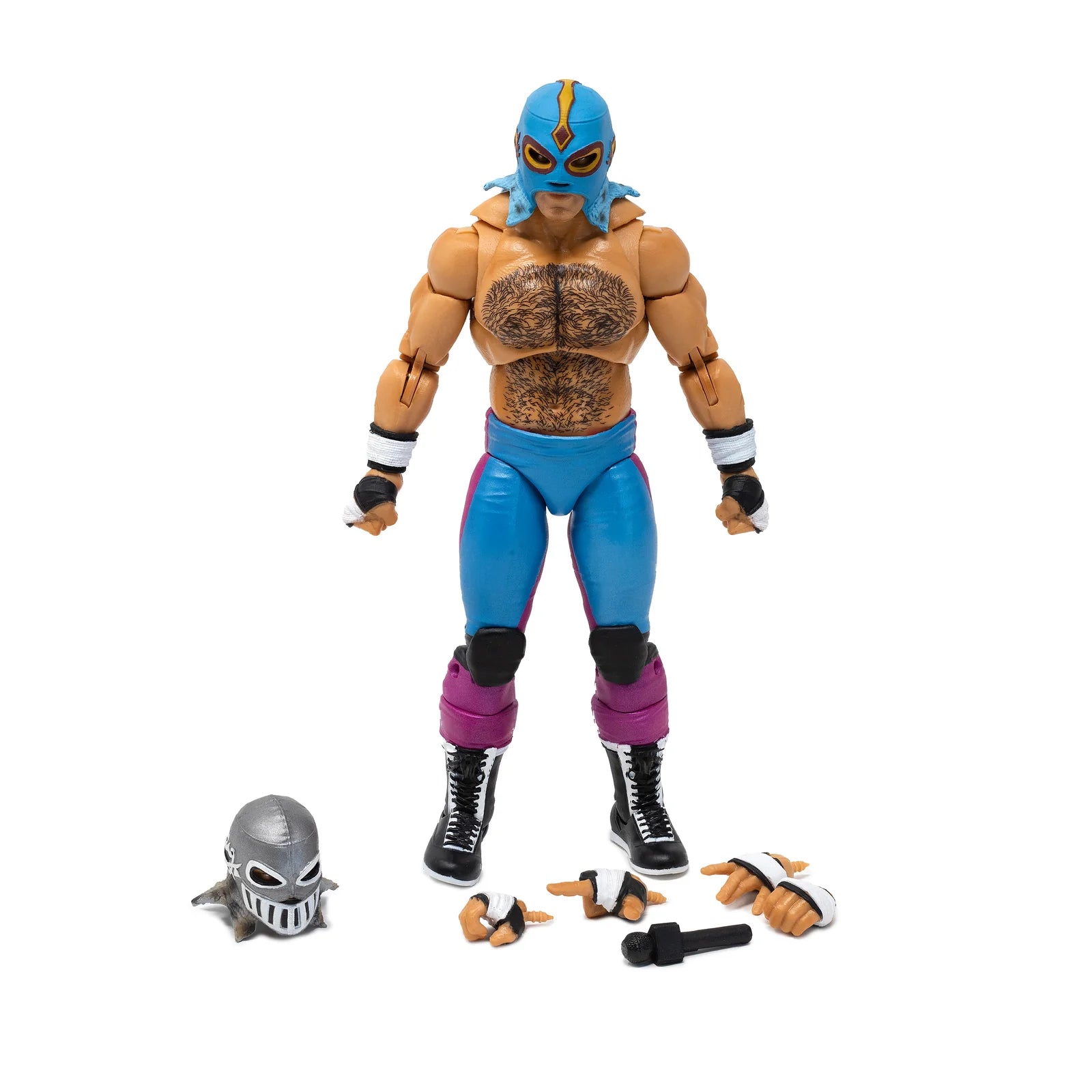 Konnan Legends of Lucha Libre Premium 6.5" Action Figure (1:12 Scale) – Classic Masked Era Edition