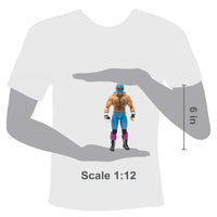 Konnan Legends of Lucha Libre Premium 6.5" Action Figure (1:12 Scale) – Classic Masked Era Edition