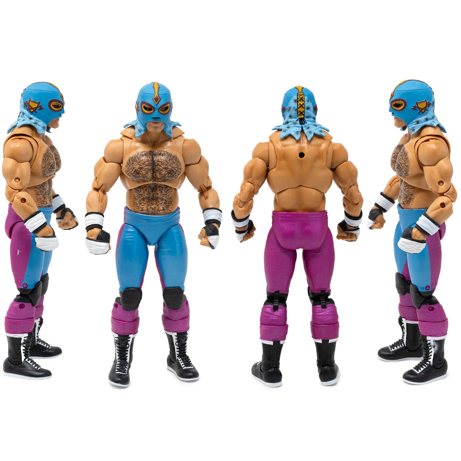 Konnan Legends of Lucha Libre Premium 6.5" Action Figure (1:12 Scale) – Classic Masked Era Edition