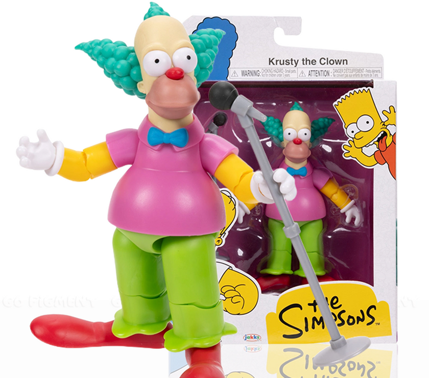 Krusty with Microphone Wave 2 Action Figure – The Simpsons by