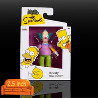 The Simpsons Krusty the Clown Action Figure 2 1/2" Scale