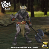 Minos Auroxos 4" Boss Fight Studio Action Figure Hero HACKS Articulated with battle axe