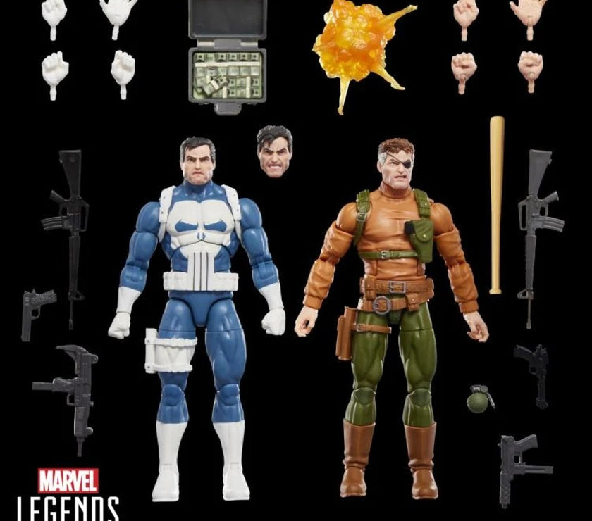 Marvel Legends Gamerverse Punisher & Nick Fury 6" Action Figure Two-Pack IN HAND