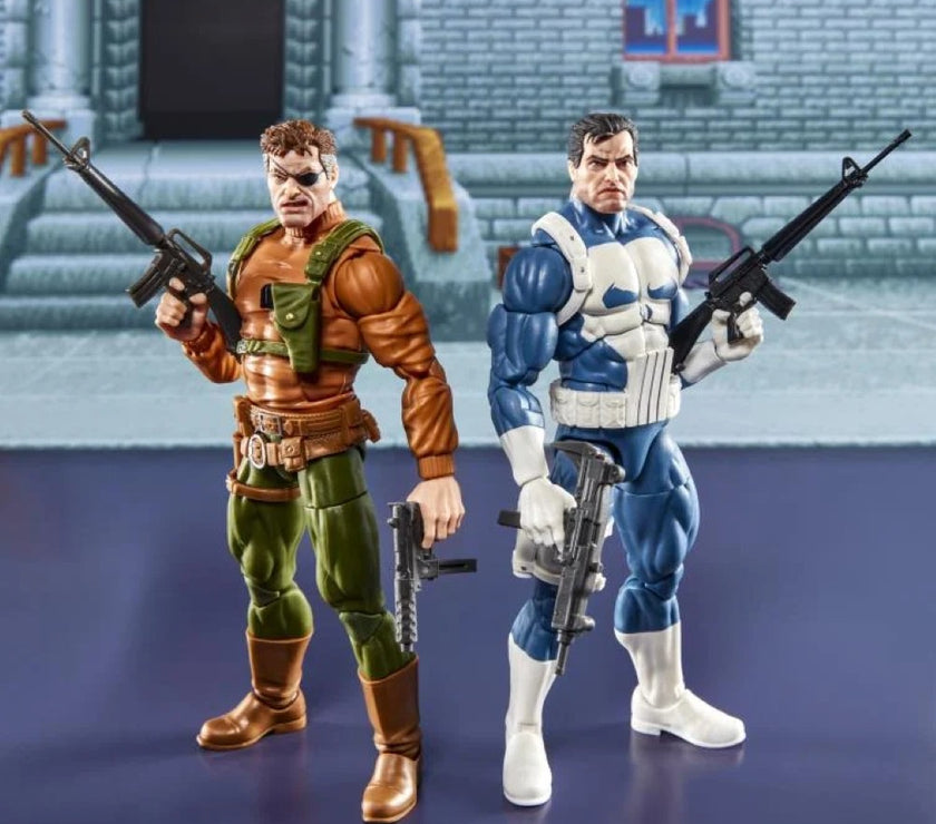 Marvel Legends Gamerverse Punisher & Nick Fury 6" Action Figure Two-Pack IN HAND