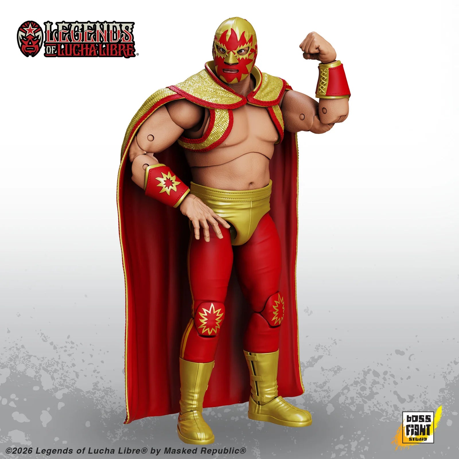 Solar Legends of Lucha Libre Premium 1:12 Scale 6" Action Figure