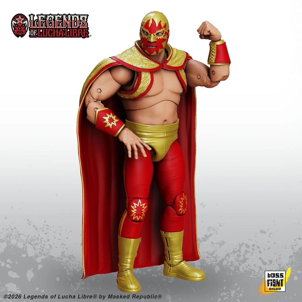 Solar Legends of Lucha Libre Premium 1:12 Scale 6" Action Figure
