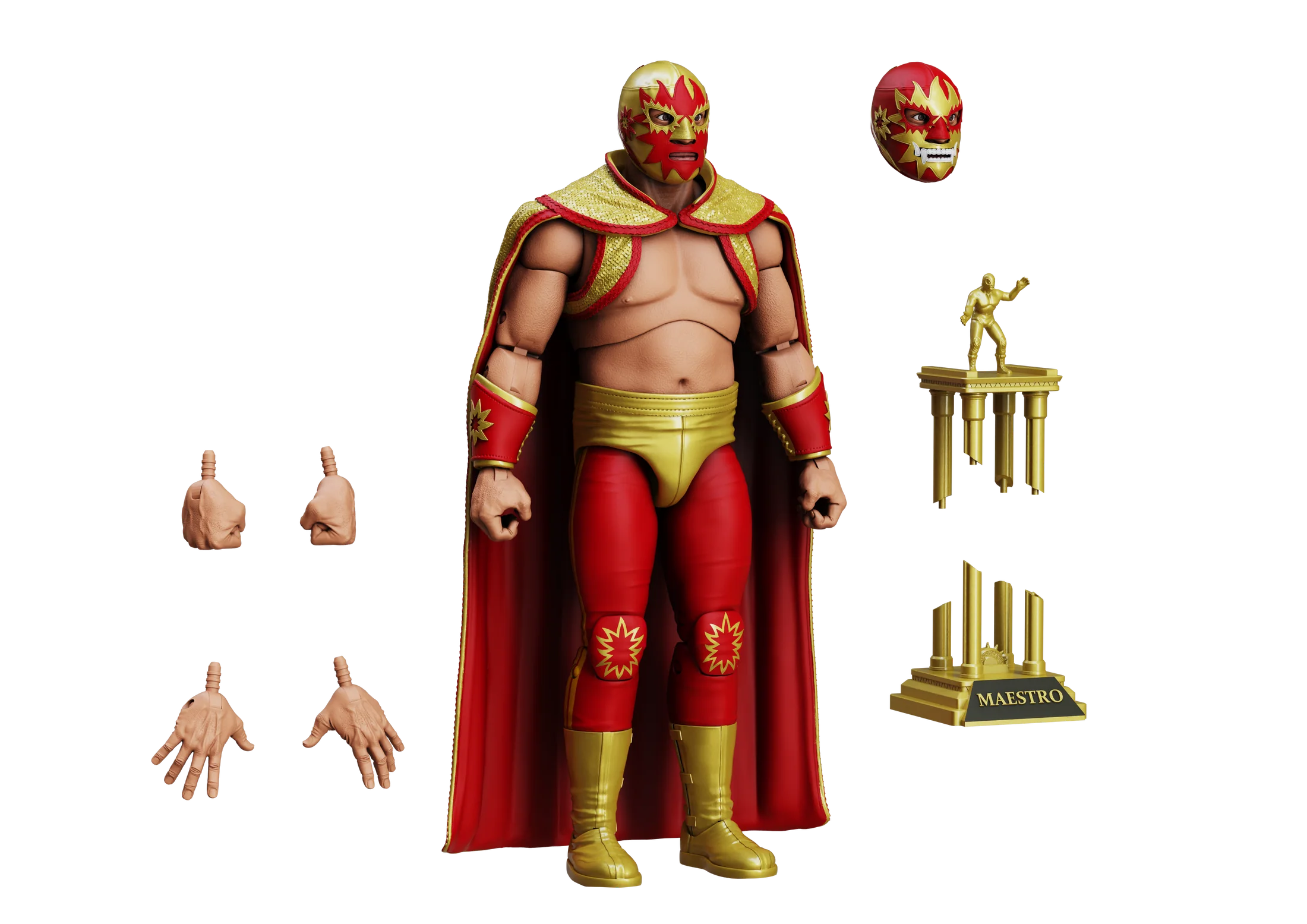 Solar Legends of Lucha Libre Premium 1:12 Scale 6" Action Figure