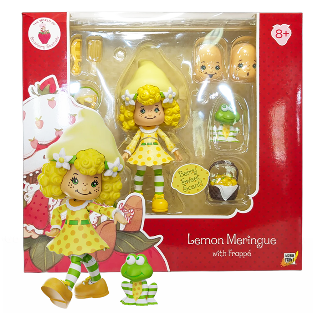 Lemon Meringue Strawberry Shortcake DELUXE Action Figure 1:12 by Boss Fight Studio Llc with accessories and alternate faces