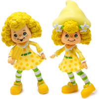 Boss Fight Studio Llc Lemon Meringue figure with curly yellow hair, polka dot dress, green striped socks, and yellow shoes