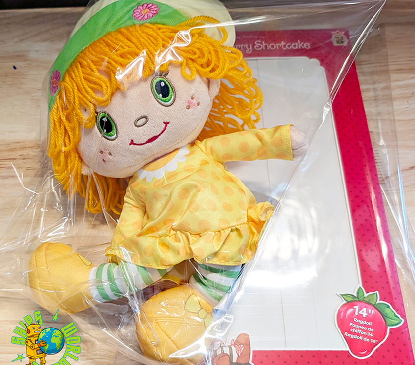 Strawberry Shortcake Lemon Meringue 14-Inch Rag Doll - SCENTED - Retro Style