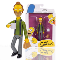 Lenny Leonard with Bag and Mug Wave 3 Action Figure The Simpsons 5in Scale by Jakks Pacific collectible toy